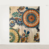 Tenture Murale Paix de Bohème Mandela Boho de hippie chic (Devant)