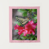 Tenture Murale Papillon sur des fleurs (Devant)