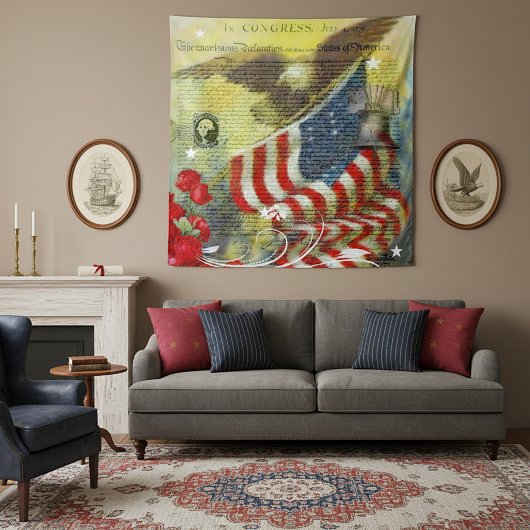 Tenture Murale Patriotique