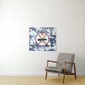 Tenture Murale Patrouille de ski du Mont Hermon - Camo de neige (En situation (horizontale))