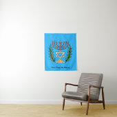 Tenture Murale Persian Magen David Menorah (En situation)