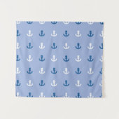 Tenture Murale Petit motif mignon d'Ancre (Devant (Horizontal))