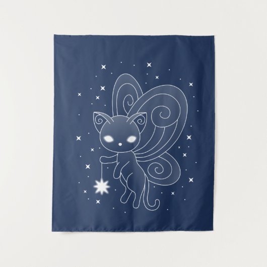 Tenture Murale Pixie Cat - Fairy Wings Kitty EP (Devant)