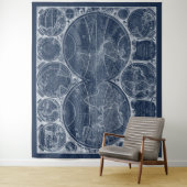 Tenture Murale Plan directeur mondial (En situation)