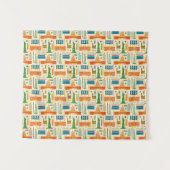 Tenture Murale Points de repère des Etats-Unis d'Amérique (Devant (Horizontal))