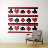 Tenture Murale Quatre combinaisons de cartes (En situation (horizontale))