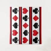 Tenture Murale Quatre combinaisons de cartes (Devant)