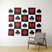 Tenture Murale Quatre combinaisons de cartes (En situation (horizontale))