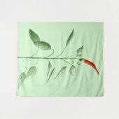 Tenture Murale Red Pepper Gardener Chili Plante Maman Botanique (Devant (Horizontal))