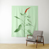 Tenture Murale Red Pepper Gardener Chili Plante Maman Botanique (En situation)