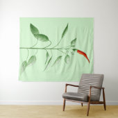 Tenture Murale Red Pepper Gardener Chili Plante Maman Botanique (En situation (horizontale))