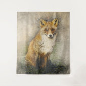 Tenture Murale Renard rouge (Devant)