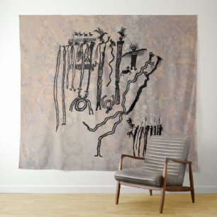 Tenture Murale Shamans et spiritueux - Buckhorn Wash Utah