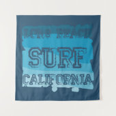 Tenture Murale Surf la Californie de Long Beach (Devant (Horizontal))