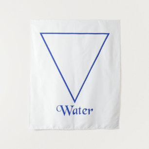 Tenture Murale Symbole de l'élément d'eau de Pagan tombé
