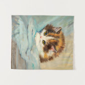 Tenture Murale Tableau de Henriëtte Ronner Knip's Cute Kitten (Devant (Horizontal))