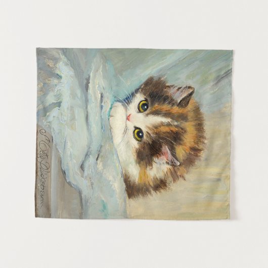 Tenture Murale Tableau de Henriëtte Ronner Knip's Cute Kitten (Devant (Horizontal))