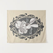 Tenture Murale Tea Party de lapin victorien (Devant (Horizontal))