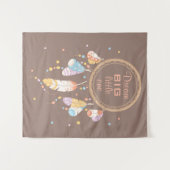 Tenture Murale Tribal Dreamcatcher Boho Brown (Devant (Horizontal))