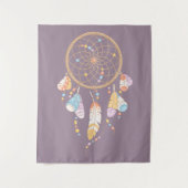 Tenture Murale Tribal Dreamcatcher Boho Purple (Devant)