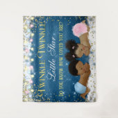 Tenture Murale Twinkle Twinkle Little Star Baby shower Backdrops (Devant)