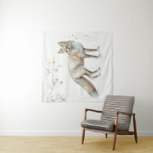 Tenture Murale Une promenade XI de région boisée (En situation)