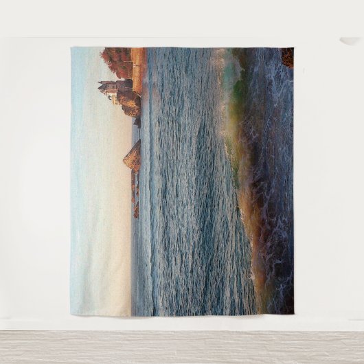 Tenture Murale Villa sur les Rochers (Devant)