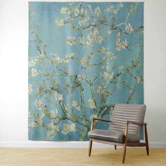 Tenture Murale Vincent Van Gogh Amandier en fleurs (En situation)