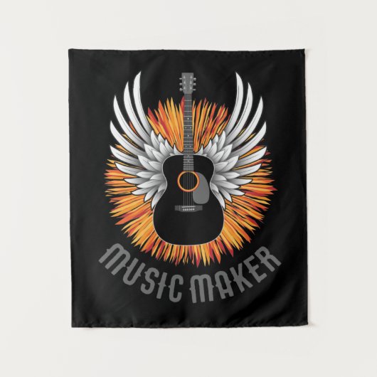 Tenture Music Maker (guitare) (Devant)