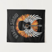 Tenture Music Maker (guitare) (Devant (Horizontal))