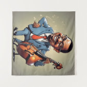 Tenture musiciens de jazz (Devant (Horizontal))