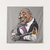 Tenture musiciens de jazz (Devant)