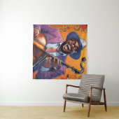 Tenture musiciens de jazz (En situation (horizontale))