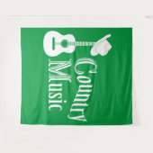 Tenture Musique country (Devant (Horizontal))