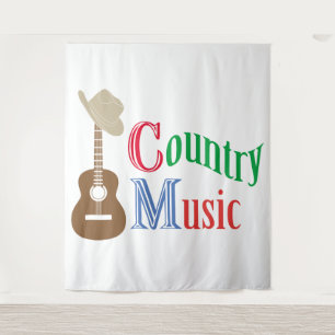 Tenture Musique country