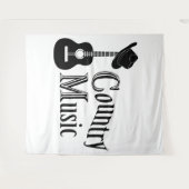 Tenture Musique country (Devant (Horizontal))