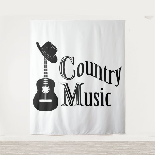Tenture Musique country (Devant)