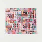 Tenture Musique pop (Devant (Horizontal))