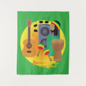Tenture Musique Reggae (Devant)