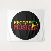 Tenture Musique reggae - model2b-circle-black (Devant (Horizontal))