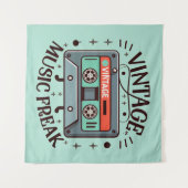Tenture Musique vintage Freak (Devant (Horizontal))