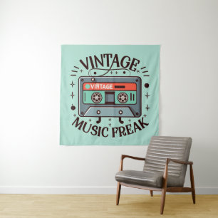 Tenture Musique vintage Freak