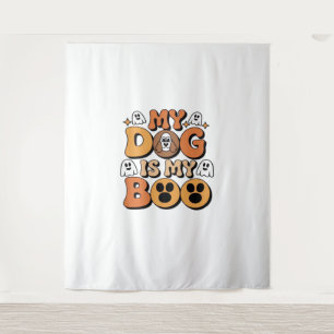 Tenture My Dog Is My Boo Shirt - Drôle Dog Lover Don 2025