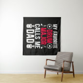 Tenture My Favorite Drum Major Dad Of A Drum (En situation (horizontale))