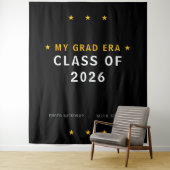 Tenture My Grad Era Class of 2026 Photo Backdrop (En situation)