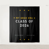 Tenture My Grad Era Class of 2026 Photo Backdrop (Devant)