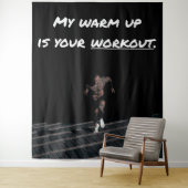 Tenture My Warm Up est votre entraînement, exercice Gym Fo (En situation)