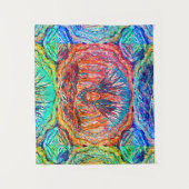 Tenture Mystère déesse arc-en-ciel tenant le ciel (Devant)