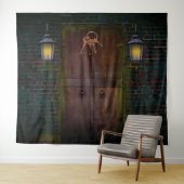 Tenture Mystery Room Escape Door Party (En situation (horizontale))