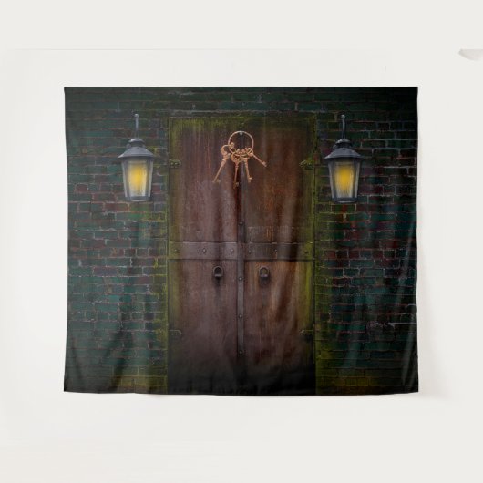 Tenture Mystery Room Escape Door Party (Devant (Horizontal))